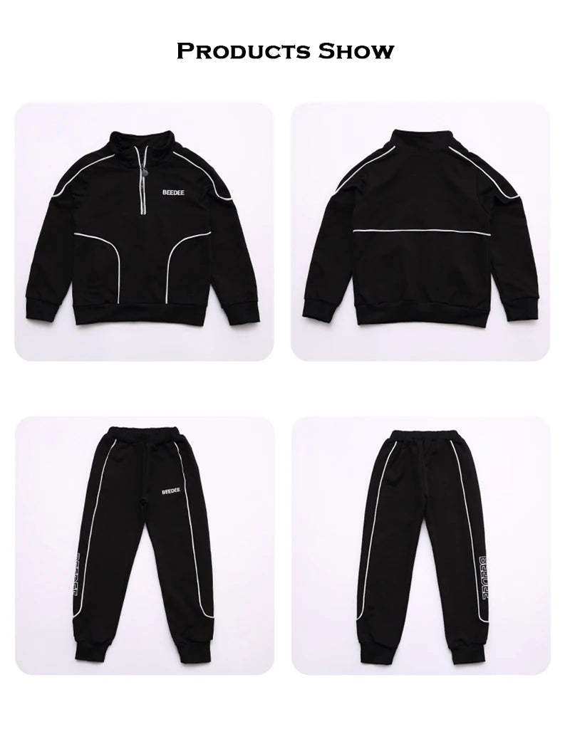 Boys Letter Sweatshirt & Pants Set