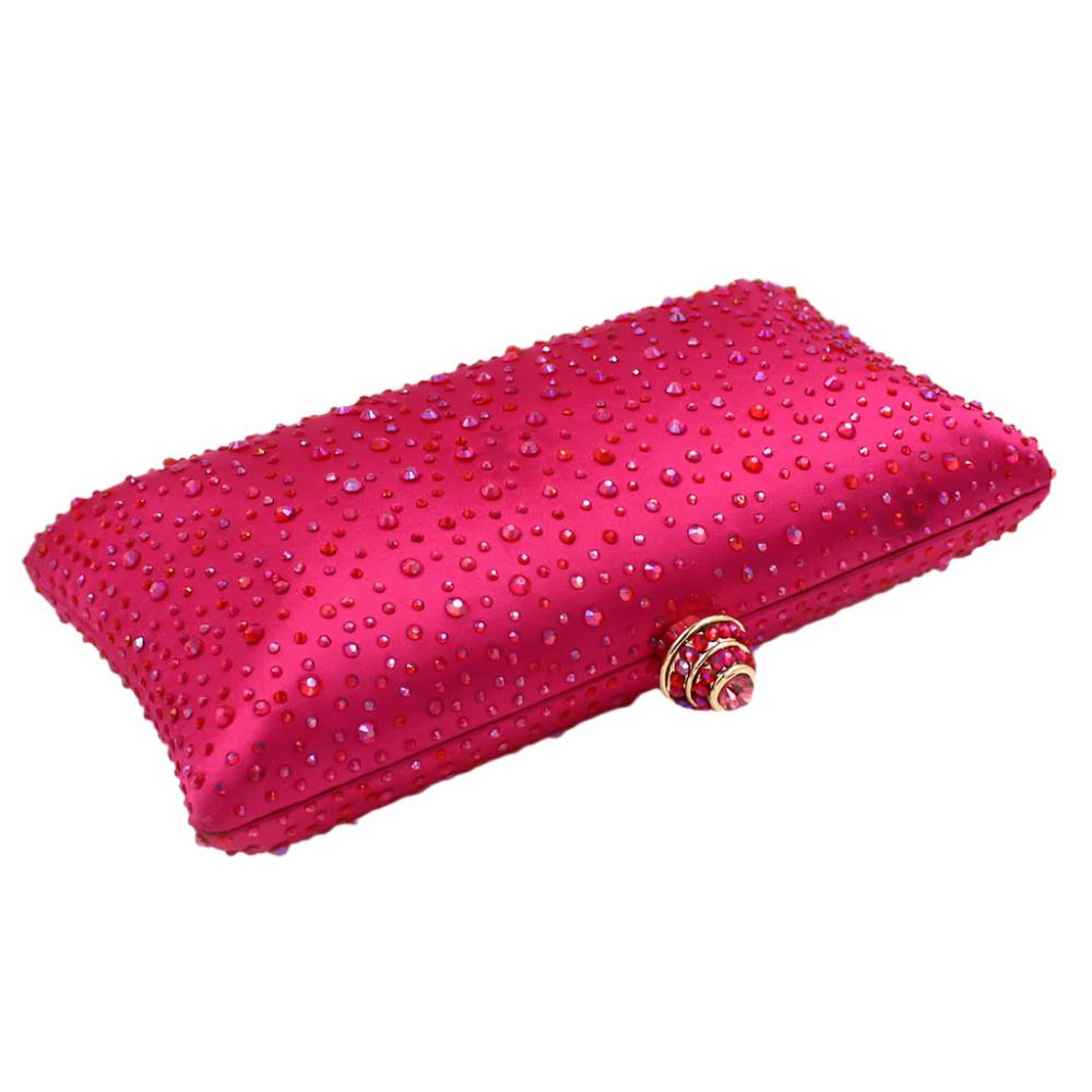 Luxury Women's Rhinestone Clutch Bag – Exquisite Party & Wedding Handbag