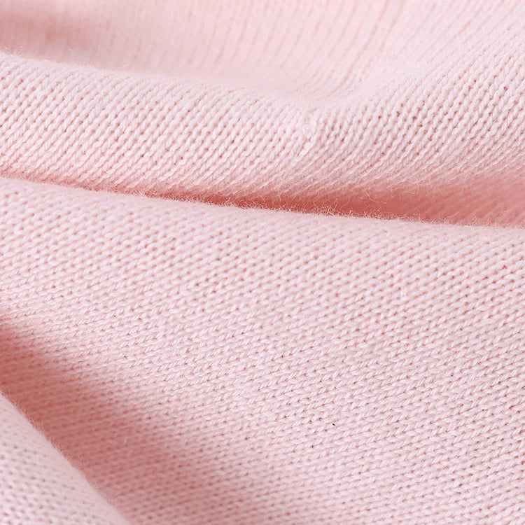 Baby Girl Cardigan – 100% Cotton Long Sleeve Knit Bolero Sweater for Birthday Party