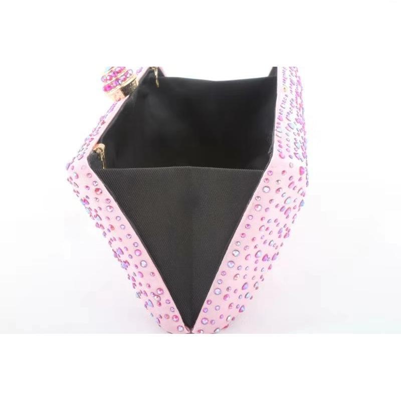 Luxury Women's Rhinestone Clutch Bag – Exquisite Party & Wedding Handbag