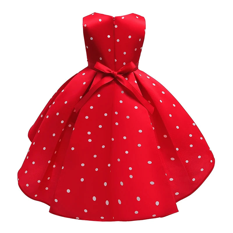 Floral Striped Dress for Baby Girls