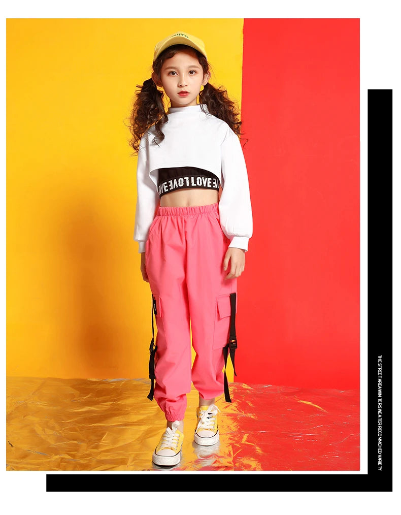 Girls' Hip Hop Boutique Outfits: Hoodies & Sweatshirts (4-18Y) for Summer
