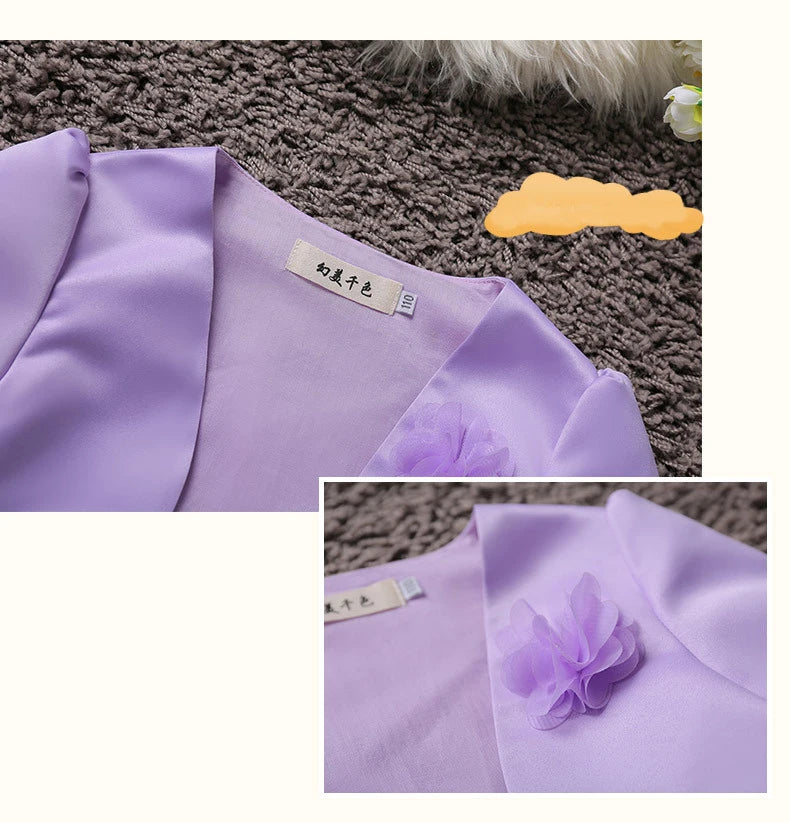 Baby Girl Embroidered Coat Princess Cape Jacket for Weddings