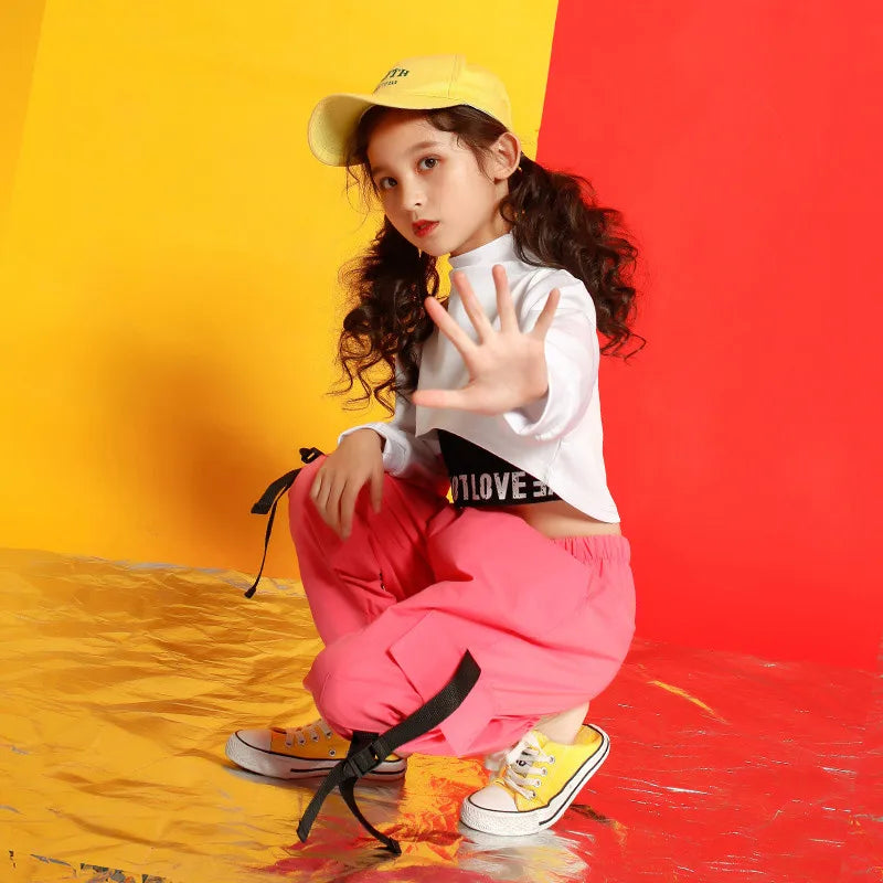 Girls' Hip Hop Boutique Outfits: Hoodies & Sweatshirts (4-18Y) for Summer