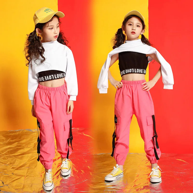 Girls' Hip Hop Boutique Outfits: Hoodies & Sweatshirts (4-18Y) for Summer