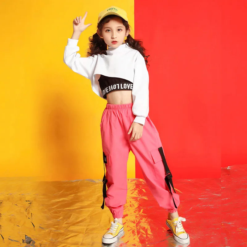 Girls' Hip Hop Boutique Outfits: Hoodies & Sweatshirts (4-18Y) for Summer
