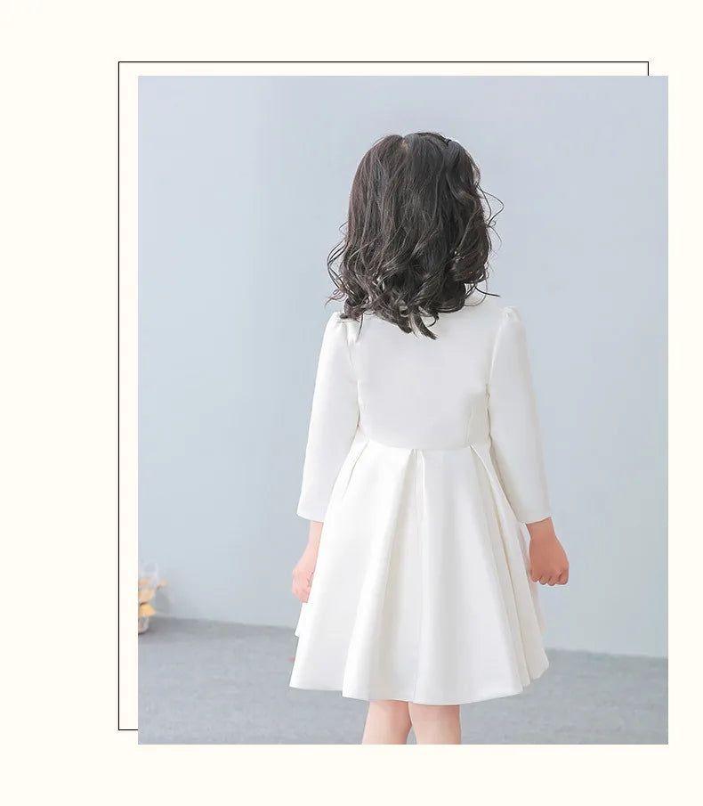 Baby Girl Embroidered Coat Princess Cape Jacket for Weddings