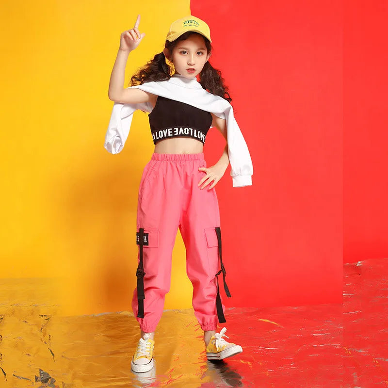 Girls' Hip Hop Boutique Outfits: Hoodies & Sweatshirts (4-18Y) for Summer
