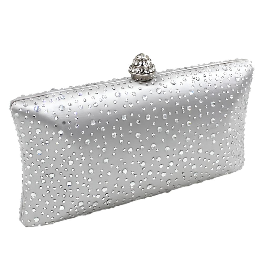 Luxury Women's Rhinestone Clutch Bag – Exquisite Party & Wedding Handbag