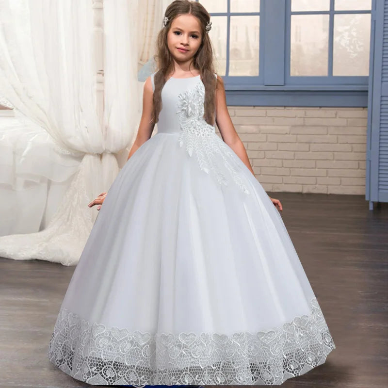 Girls' Formal Wedding & Bridesmaid Dress - Princess Party Pageant