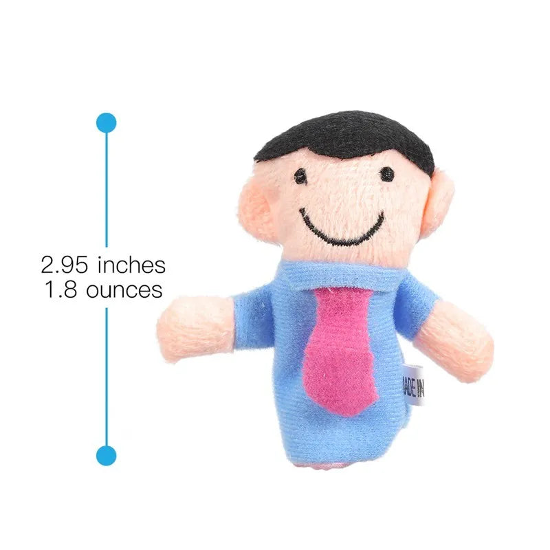 10Pcs Baby Animal Finger Puppet Set - Educational Toys