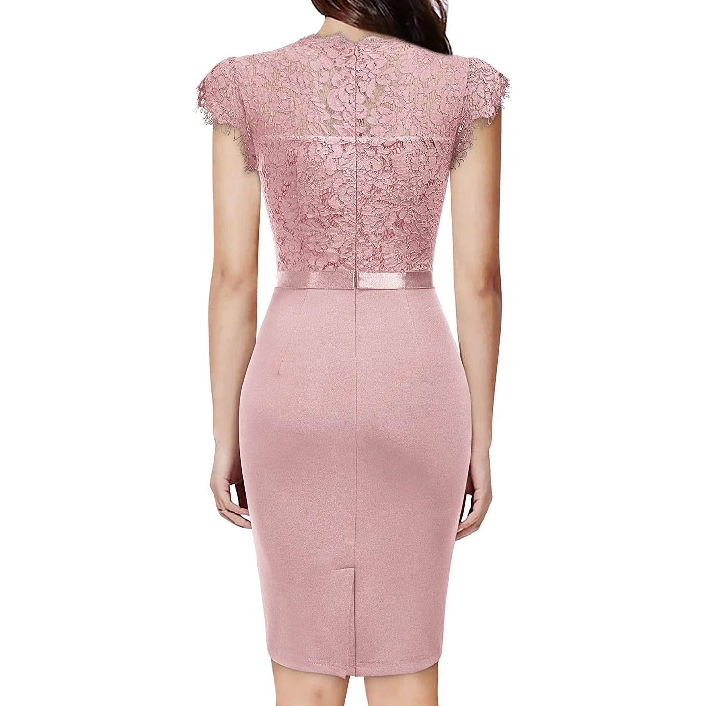 Women's Elegant Lace Evening Wedding Party Dress Sexy Office Ladies Bodycon Dresses Fashion Birthday Club Vestidos Female