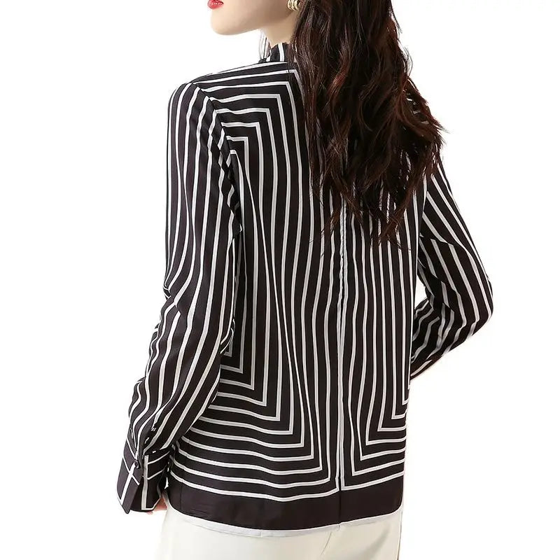 Fashion casual Women's slim Blouses ladies printing shirts Blusas Mujer Spring Autumn Long Sleeve Shirts causal Tops