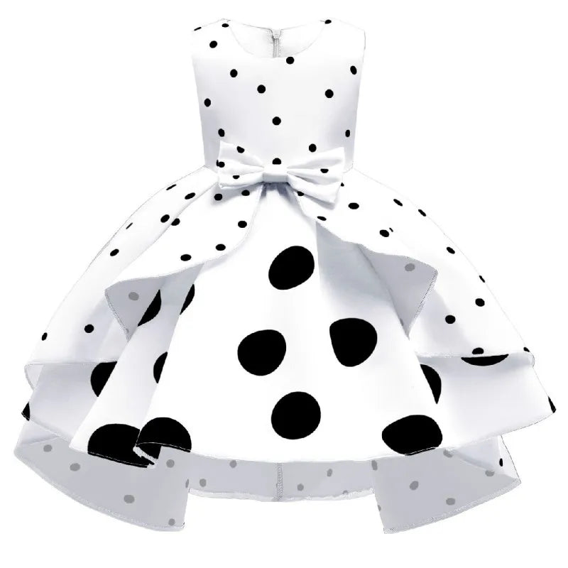 Floral Striped Dress for Baby Girls
