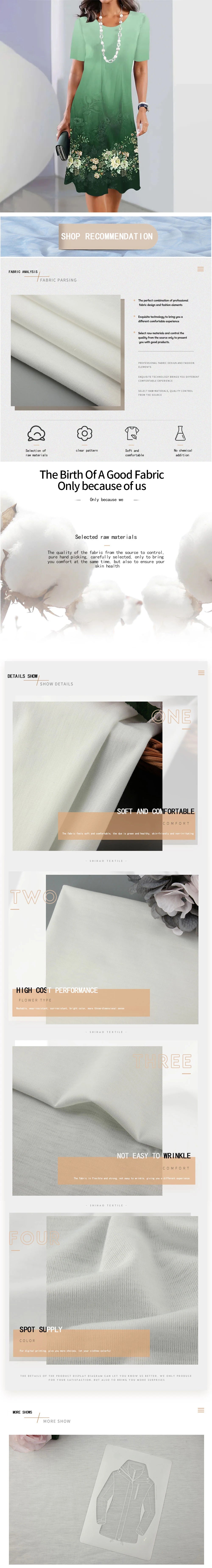 New Women's 3D Printed Black & White Loose-Fit Dress - Summer Holiday