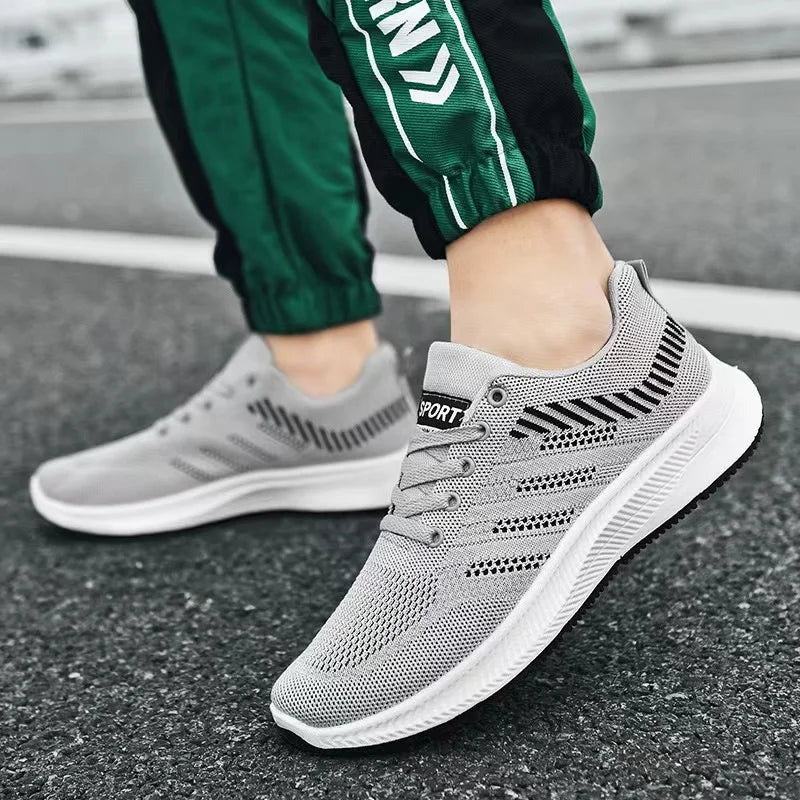 Men's Breathable Anti-Slip Casual Walking & Running Shoes