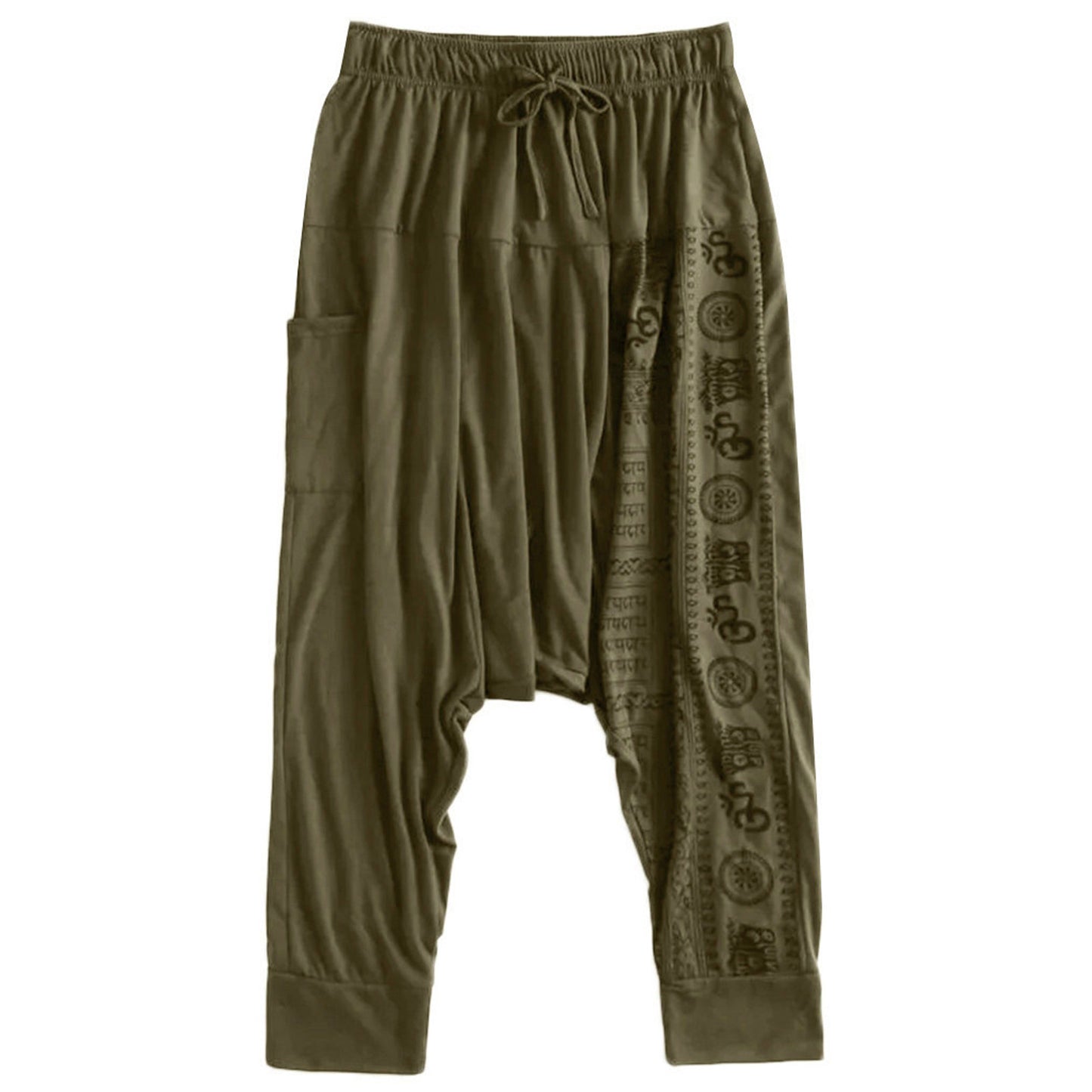 Nationality Style Pants Men's Oversize Pants Baggy