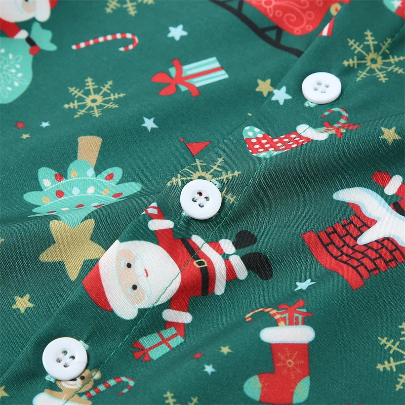 Kids' Santa Claus Shirt & Pants Set
