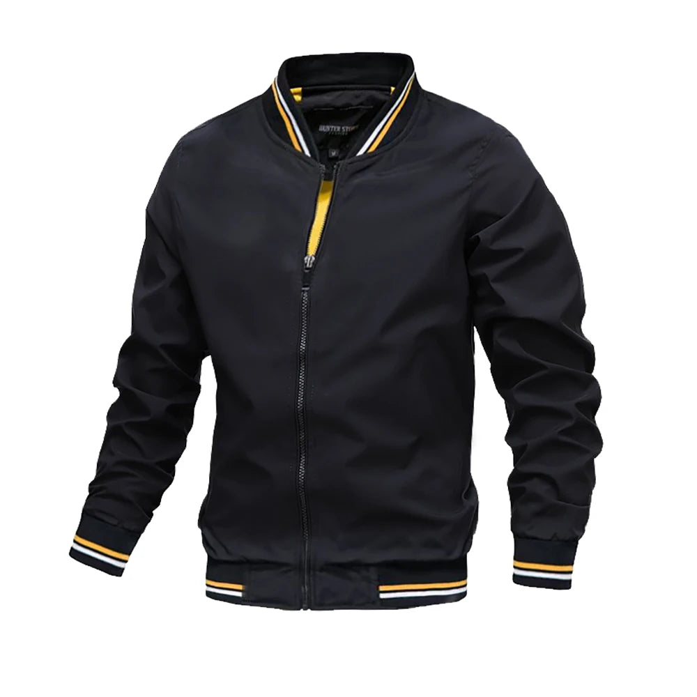 Spring Autumn Men’s Bomber Jacket Casual Windbreaker High Quality Military Coat