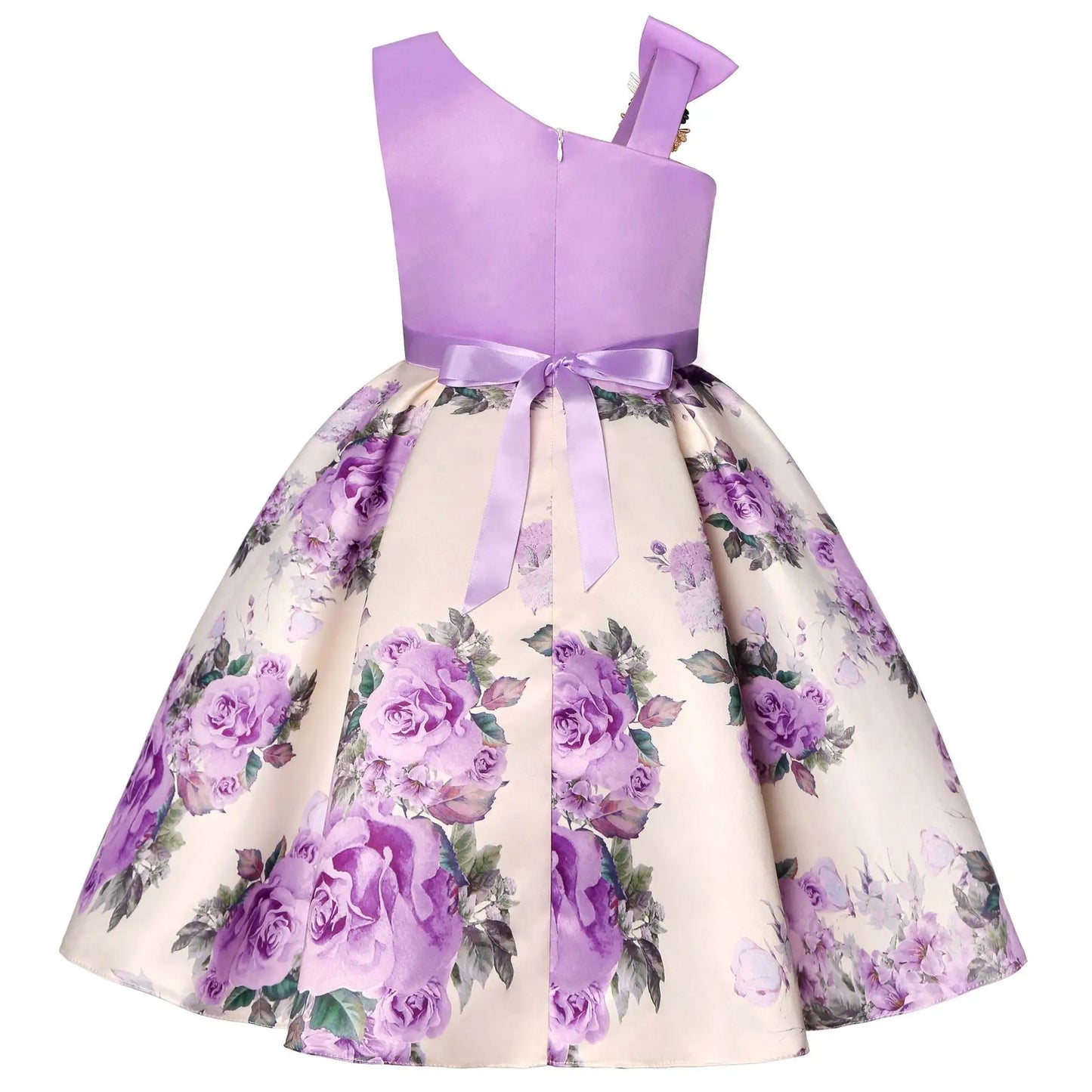 Lavender Flower Girl Tutu Dress with Bow