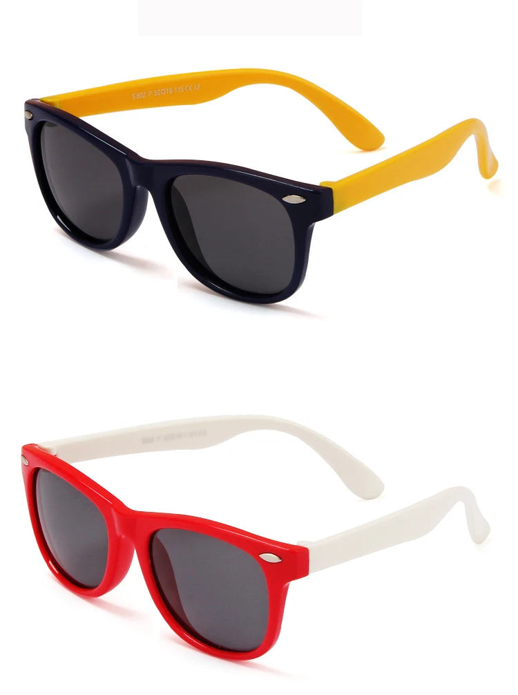 Classic Kids UV400 Silicone Sunglasses for Boys & Girls