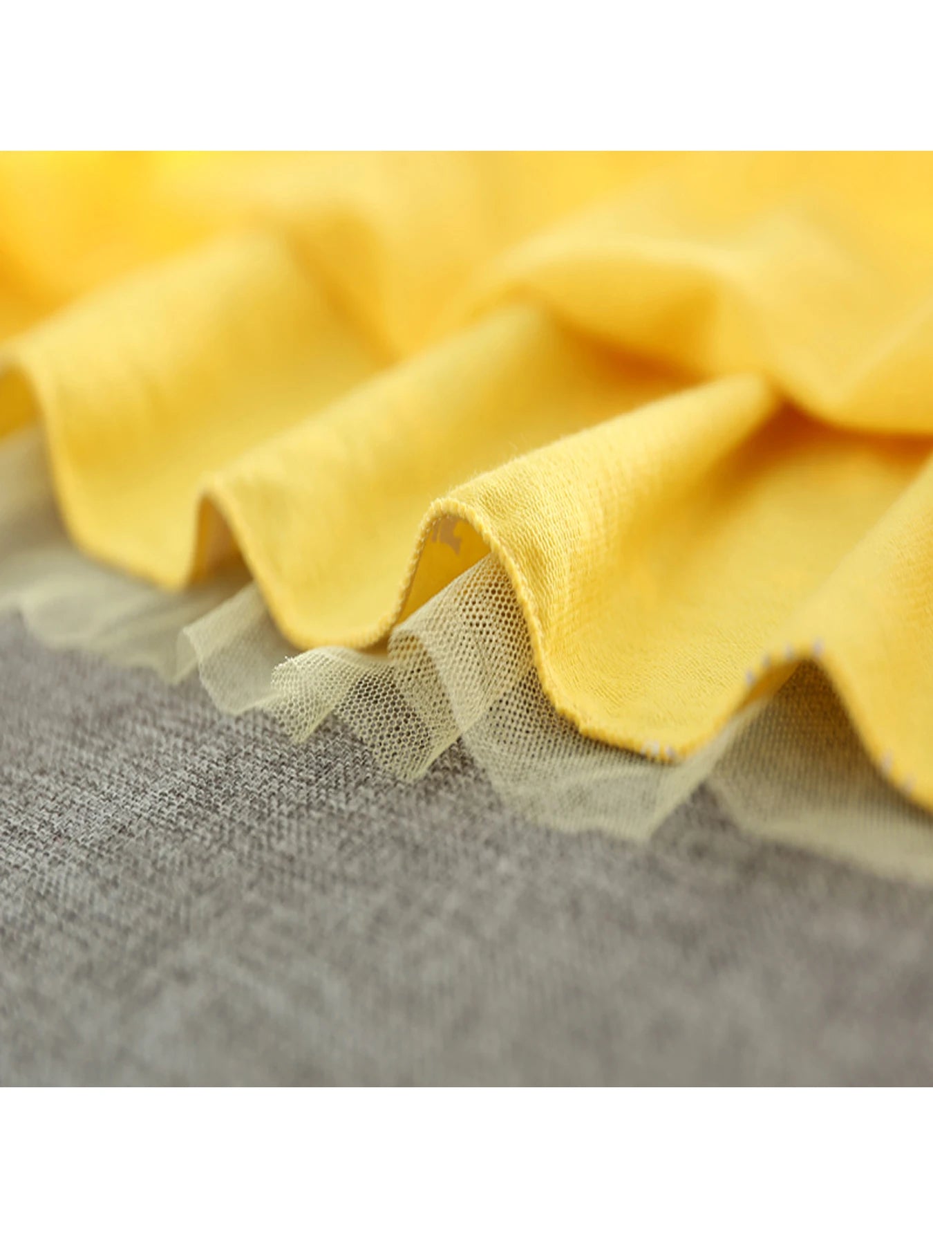 Girls' Ruffle Dress with Cape - Spring & Autumn Casual Party Wear