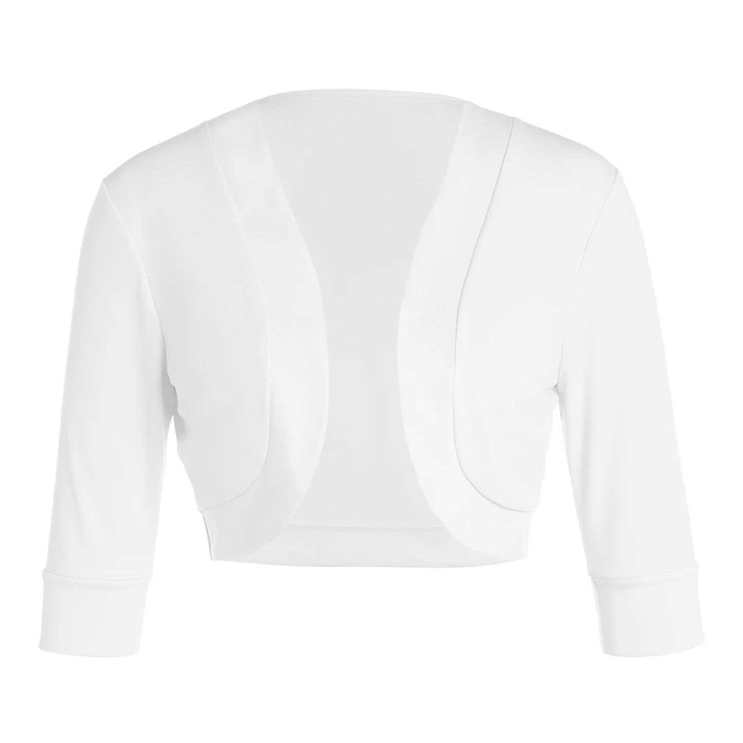Cropped Cardigan Coat for Women – Solid Color Street Style