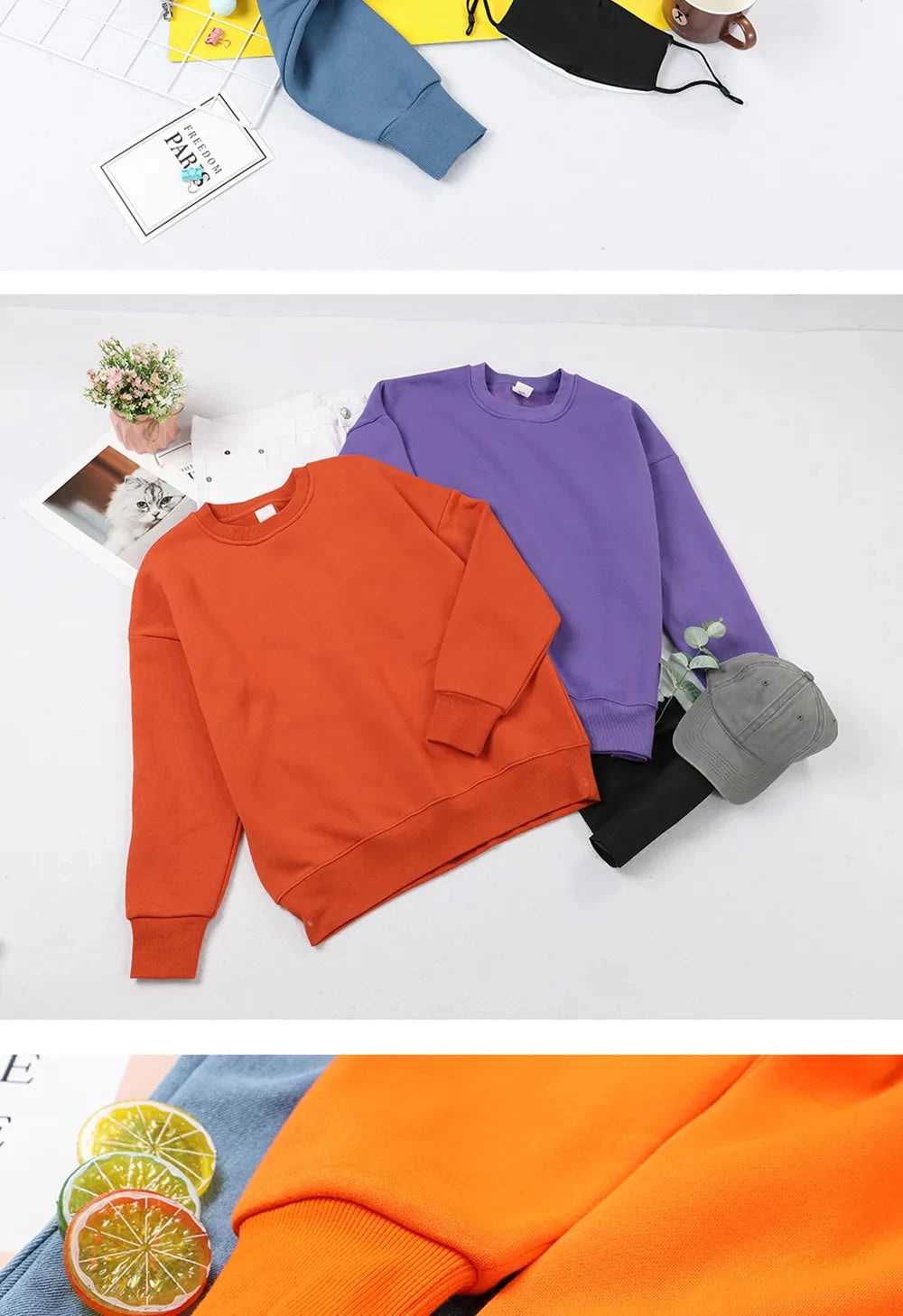 Women's Coffee Break Teddy Bear Print Sweatshirt - Casual Loose Fleece Pullover