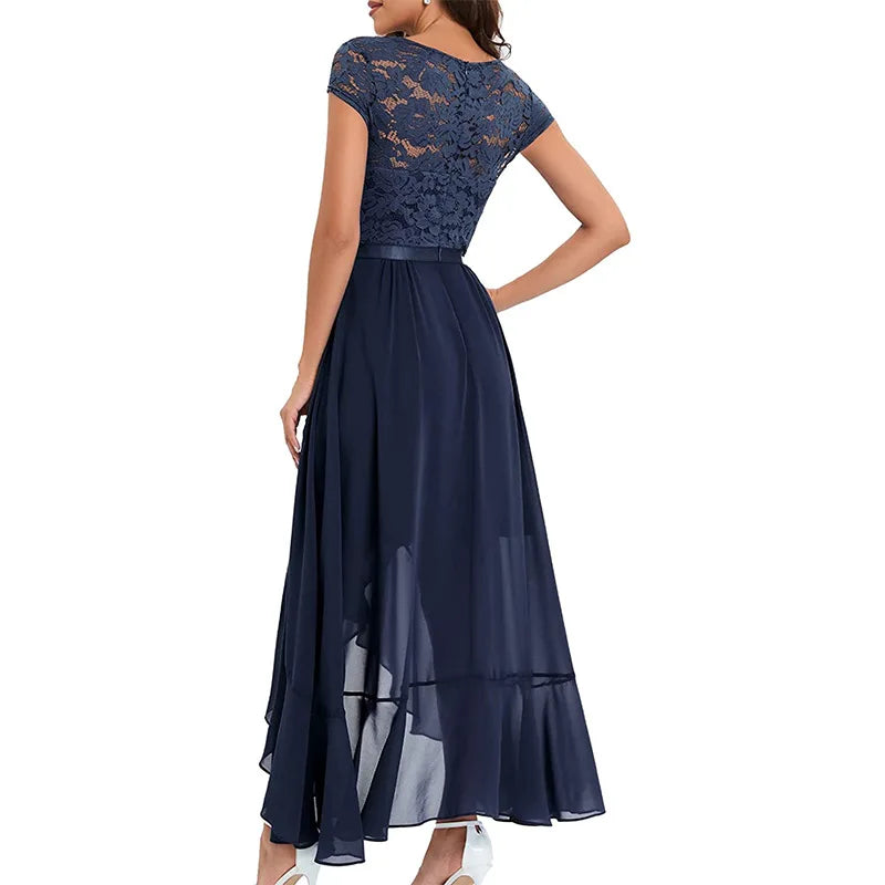 Women's Elegant Lace Evening Wedding Party Dress Sexy Office Ladies Bodycon Dresses Fashion Birthday Club Vestidos Female