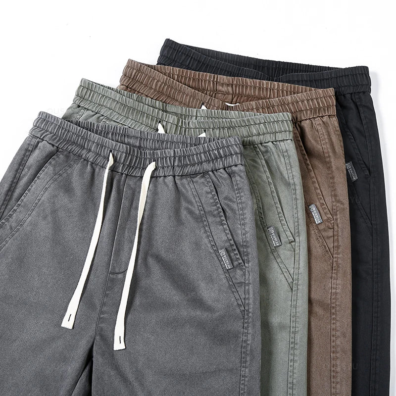 Men's High-Quality Lyocell Jeans - Autumn/Winter Baggy Casual Denim Pants