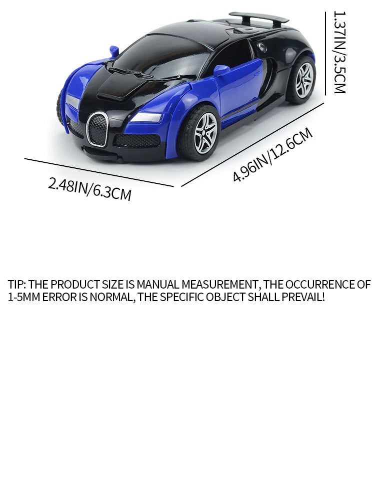 Transforming Car Robot Race Toy for Boys