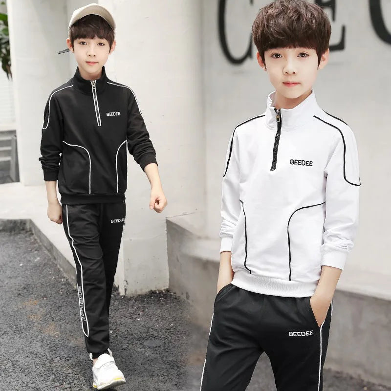 Boys Letter Sweatshirt & Pants Set