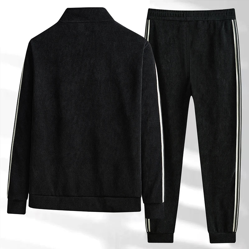 Tracksuits Men Set Casual Hooded Jacket Pants