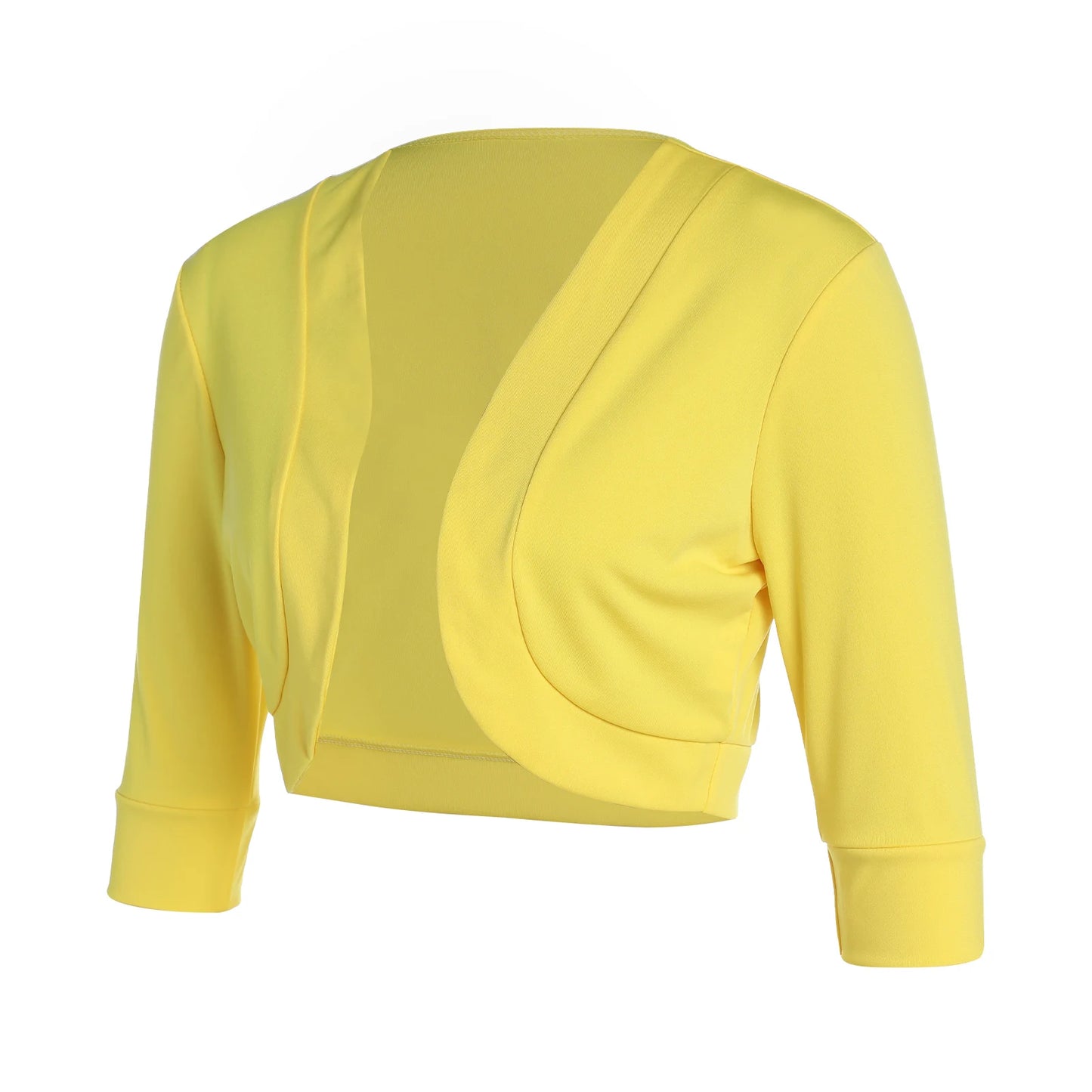 Cropped Cardigan Coat for Women – Solid Color Street Style