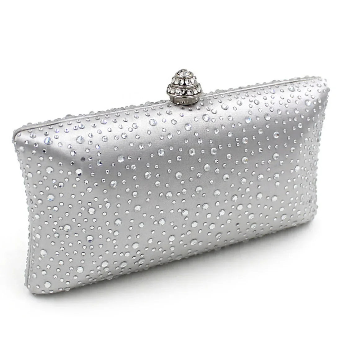 Luxury Women's Rhinestone Clutch Bag – Exquisite Party & Wedding Handbag