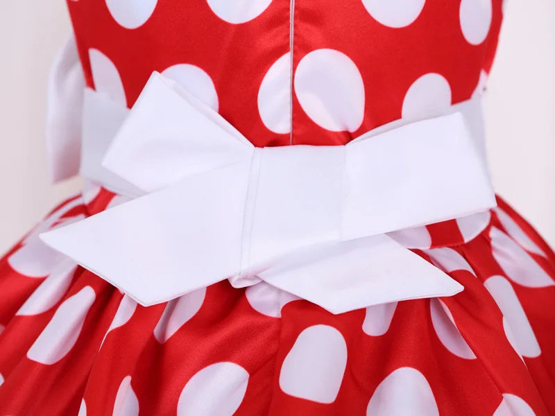 Kids Polka Dot Grace Ball Gown Dress