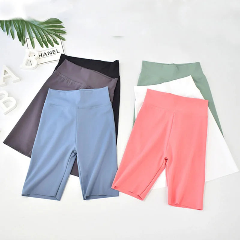 Girls' Knee-Length Candy Color Trousers