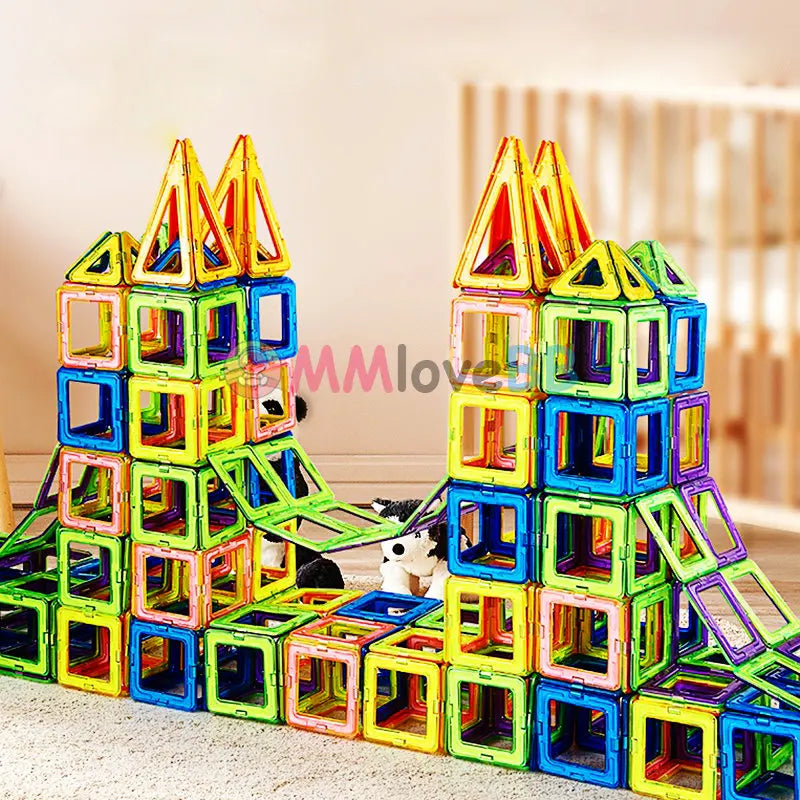 Magnetic Building Blocks – Large Size Construction Set for Kids, Creative Educational Toys for Boys and Girls