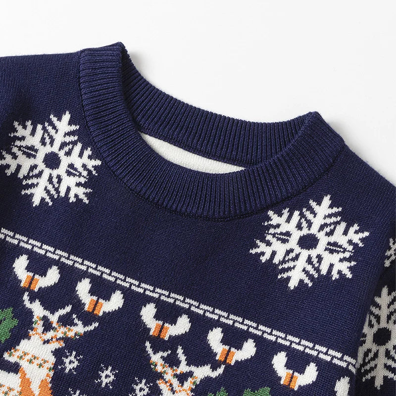 Kids' Christmas Sweaters – Warm Knitted Pullover for Boys & Girls