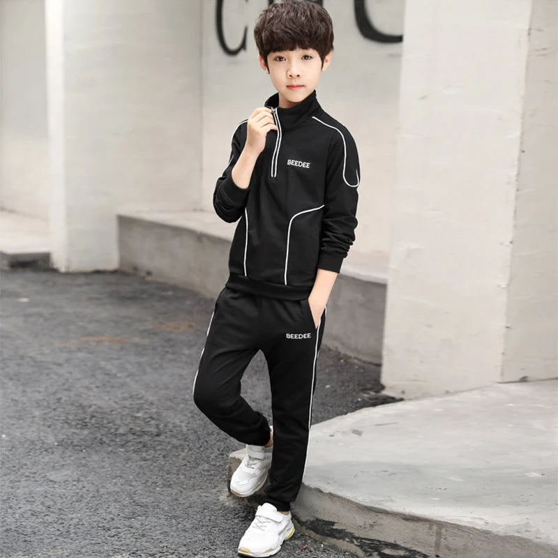 Boys Letter Sweatshirt & Pants Set