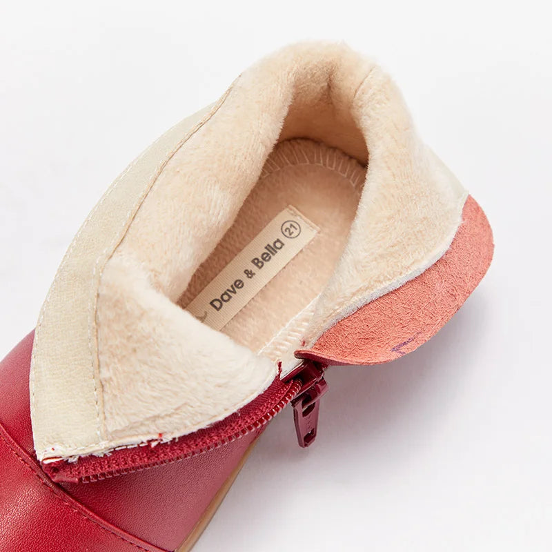 Dave Bella winter girls fashion stars leather boots
