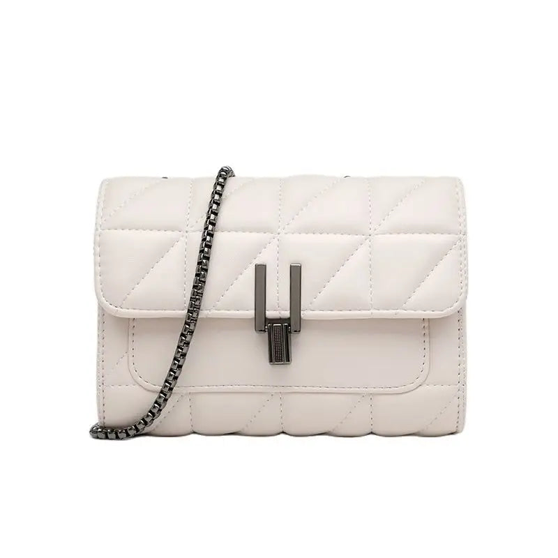 Luxury Designer Women's Leather Handbags – Chain Shoulder Messenger Bag, Casual Fashion Female Bag