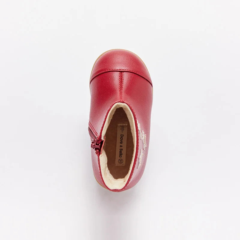 Dave Bella winter girls fashion stars leather boots