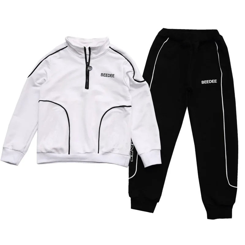 Boys Letter Sweatshirt & Pants Set