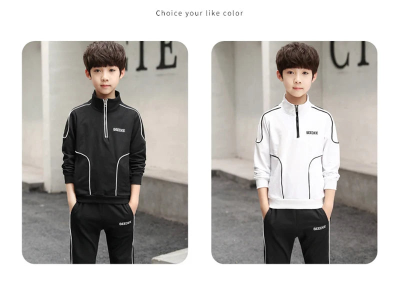 Boys Letter Sweatshirt & Pants Set