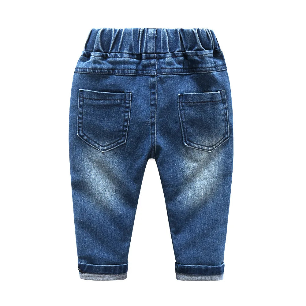 2-Piece Newborn Boy Outfit - Jeans Set