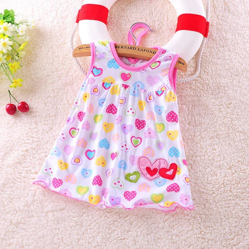 New Summer Baby Dress Cotton Princess Frock Girls Clothing