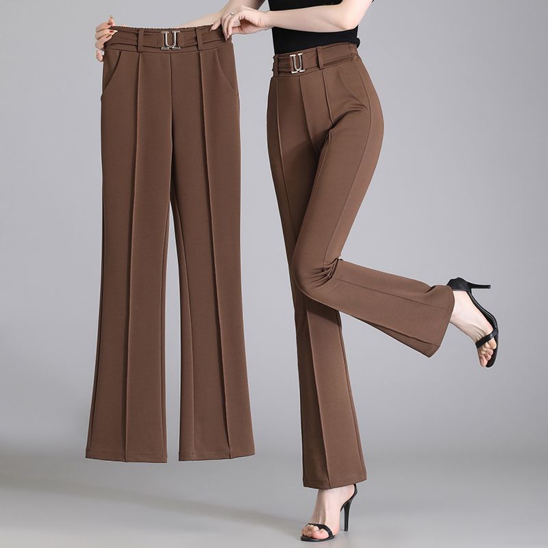 2024 Autumn/Winter Women's High Waist Patchwork Slim Pants