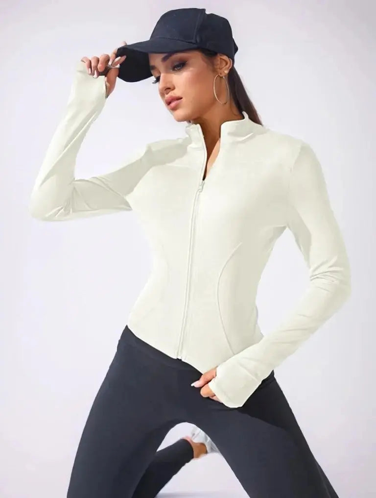 New Yoga Coat Short Sports Jacket WOMEN'S Fitness Clothes