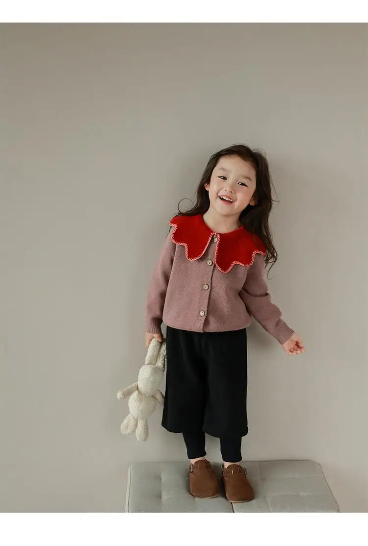 Autumn/Winter KPOP Harajuku Girls' Loose Knit Cardigan Sweater